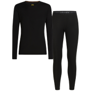 Set sportivo da uomo Icebreaker M 175 Everyday LS Crewe and Leggings Set nero Black