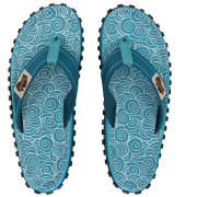 Infradito da donna Gumbies Islander Flip-Flops - Turquoise Swirls