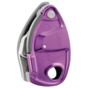 Assicuratore con sistema frenante Petzl GriGri + viola Purple