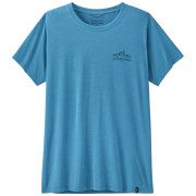 Maglietta da donna Patagonia Women's Capilene Cool Daily Shirt - Cloud Crag blu Shore Blue - Light Shore Blue X-Dye