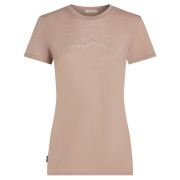 Maglietta da donna Icebreaker Women Merino 150 Tech Lite SS Tee Sparkling Stars rosa Pink Quartz