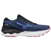 Scarpe da corsa da donna Mizuno Wave Skyrise 3 blu Amparo Blue/Silver/Festival Fuchsia