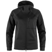 Giacca da donna Fjällräven Abisko Grid Fleece Hoodie W nero Black
