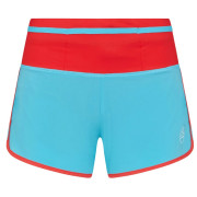 Pantaloncini da donna La Sportiva Vector Short W rosa/blu Hibiscus/Malibu Blue