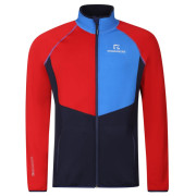 Felpa funzionale da uomo Progress Glacier rosso/blu červená/stř.modrá/tm.modrá