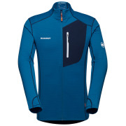 Felpa funzionale da uomo Mammut Taiss Light ML Jacket Men azzurro Deep Ice-marine