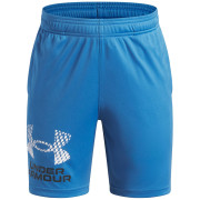 Pantaloncini per bambini Under Armour UA Tech Logo Shorts Aegean Blue blu Aegean Blue / / White