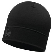 Cappello invernale Buff Merino Lightweight Beanie nero SolidBlack