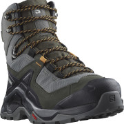 Scarpe da trekking da uomo Salomon Quest Element Gore-Tex grigio/verde Pewter / Beluga / Buckskin