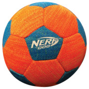 Giocattolo per cane Nerf Dog X-Weave Soccer Squeak Ball 12,5 cm blu/arancio modrá/oranžová