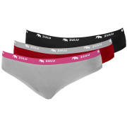 Mutande da donna Zulu Bambus 210 Comfort 3-pack mix1 grey/magenta+wine red/grey+black/black