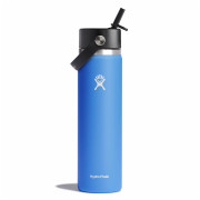 Borraccia termica Hydro Flask Wide Flex Straw Cap 24 oz blu/grigio cascade