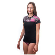 Maglietta sportiva da donna Sensor Merino Impress (short sleeve)