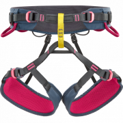 Imbracatura da arrampicata da donna Climbing Technology Anthea nero/rosso Antr/Cycl