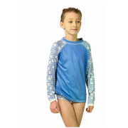 Maglietta da bambino DucKsday Manta LS blu/bianco Blue/Off White