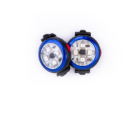 Luce per cani Curli Luumi Safety LED Lights rechargeable blu blue