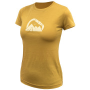 Maglietta sportiva da donna Sensor Merino Air Summit giallo mustard