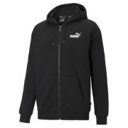 Felpa da uomo Puma ESS Small Logo FZ Hoodie TR nero/bianco Black