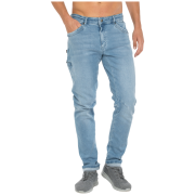 Pantaloni da uomo Chillaz Kufstein azzurro Denim Light Blue