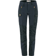 Pantaloni da donna Fjällräven Nikka Trousers Curved W blu scuro Dark Navy