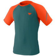 Maglietta funzionale da uomo Dynafit Alpine Pro M verde/arancio mallard blue