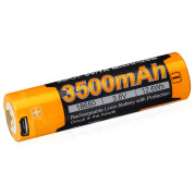 Batterie ricaricabili Fenix 18650 3500 mAh USB Li-ion