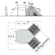 Tenda familiare Easy Camp Alicante 600 Twin