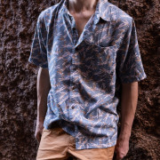 Camicia da uomo Roayal Robins M Camino Pucker S/S