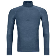 Maglietta funzionale da uomo Ortovox 230 Competition Zip Neck M blu petrol blue
