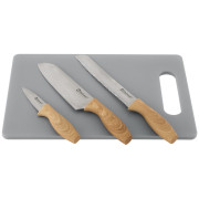 Tagliere e coltelli Outwell Caldas Knife Set marrone