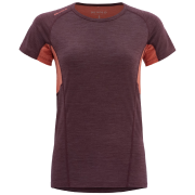 Maglietta sportiva da donna Devold Running Merino 130 T-Shirt Wmn viola PORT