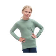 Maglietta sportiva per bambini Sensor Merino DF Logo Up Basil Green