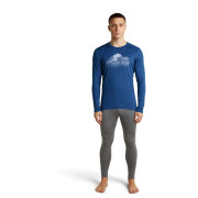 Maglietta funzionale da uomo Icebreaker Men Mer 200 Oasis LS Crewe Rising Light