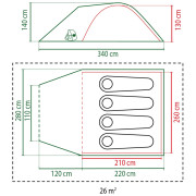 Tenda familiare Coleman Kobuk Valley 4 Plus