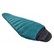 Sacco a pelo in piuma Warmpeace Solitaire 250 Extra Feet 195 cm turchese TealGreen/Black