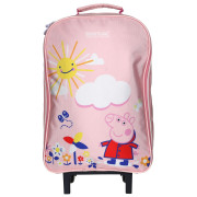 Valigia per bambini Regatta Peppa Wheeled Bag rosa Pink Mist