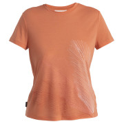 Maglietta sportiva da donna Icebreaker Women Merino Core SS Tee Plume arancione Ember