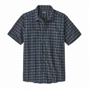 Camicia da uomo Patagonia M's Back Step Shirt blu Renewal: New Navy