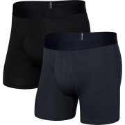 Boxer Saxx Droptemp Cooling Cotton Bb Fly 2Pk nero/blu black/indiaInk