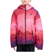 Giacca invernale per bambini 4F Technical Jacket F1198 Multicolour rosa Multicolour 1 Allover