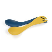 Posate per bambini Light My Fire Spork Little 2-pack blu/giallo Mustyyellow/Hazyblue