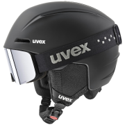 Set di casco e occhiali Uvex Viti set nero opaco black matt
