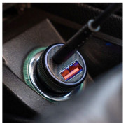 Adattatore Swissten Mini Car Charger USB-C PD + USB-A, 20W + cabel USB-C / USB-C, 1 m