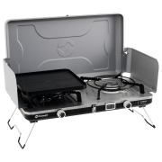 Fornello da campeggio Outwell Merapi Pro Duo Deluxe argento Silver Grey