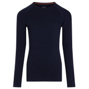 Maglietta sportiva per bambini Icebreaker K 200 Oasis LS Crewe Midnight Navy blu scuro Midnight Navy