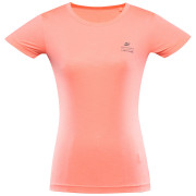 Maglietta da donna Alpine Pro Basika rosa/bianco neon salmon