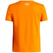 Maglietta sportiva per bambini Under Armour UA B Logo Wordmark SS Outrageous Orange