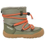 Stivali invernali per bambini Viking Outdoor Footwear Birch Barefoot Warm WP Pull-on Olive oliva Olive