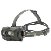 Lampada frontale Ledlenser HF8R Core RGB mimetico camo