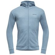 Felpa funzionale da uomo Devold Everyday Zip Hoodie Man azzurro SKYBLUE